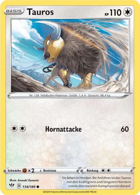 Tauros – Reverse Holo