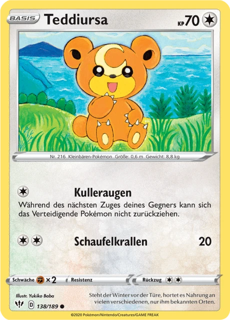 Teddiursa – Reverse Holo