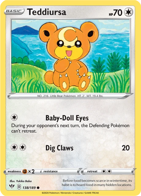 Teddiursa – Reverse Holo