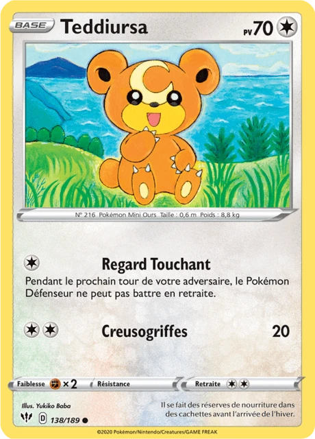Teddiursa – Reverse Holo