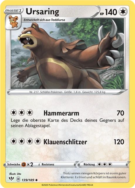 Ursaring – Reverse Holo
