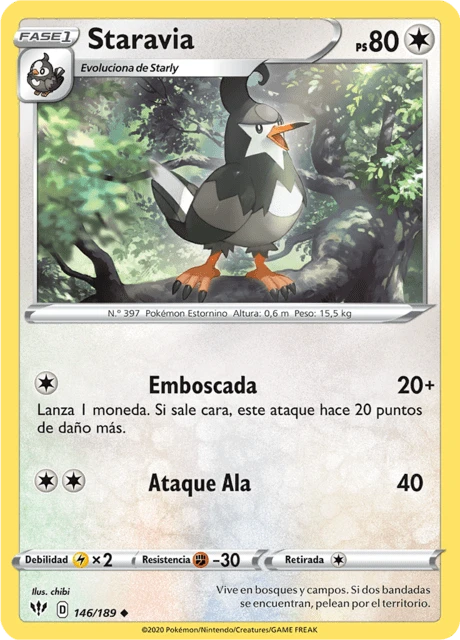 Staravia – Reverse Holo