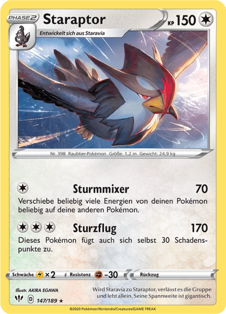 Staraptor – Reverse Holo