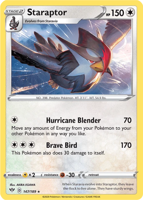 Staraptor – Reverse Holo
