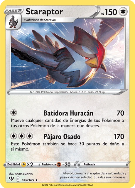 Staraptor – Reverse Holo