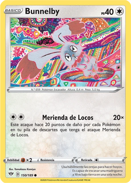 Bunnelby – Reverse Holo
