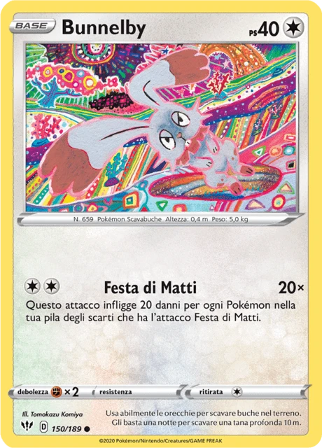 Bunnelby – Reverse Holo