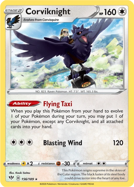 Corviknight – Reverse Holo