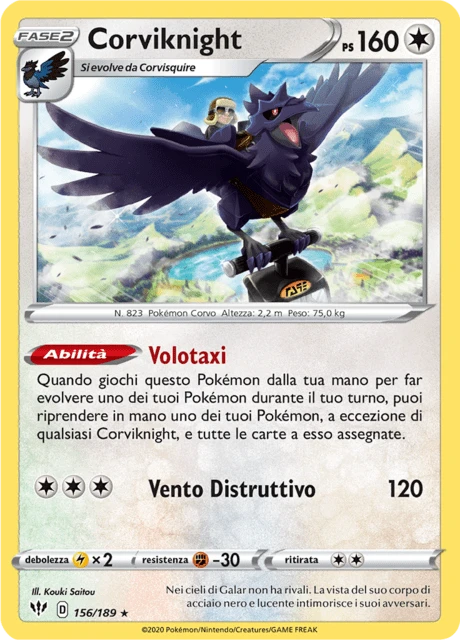 Corviknight – Reverse Holo