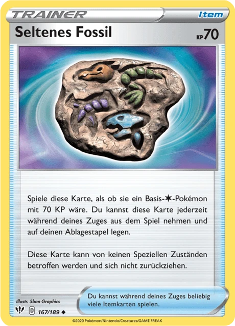 Seltenes Fossil – Normal