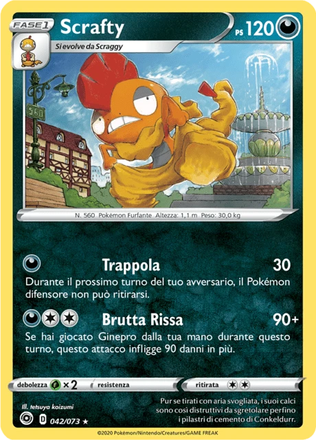 Scrafty – Reverse Holo