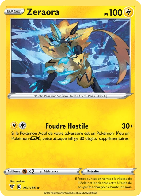 Zeraora – Reverse Holo