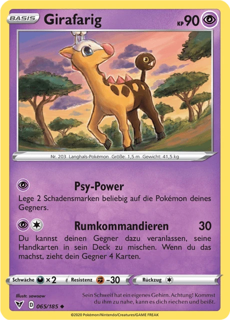 Girafarig – Reverse Holo