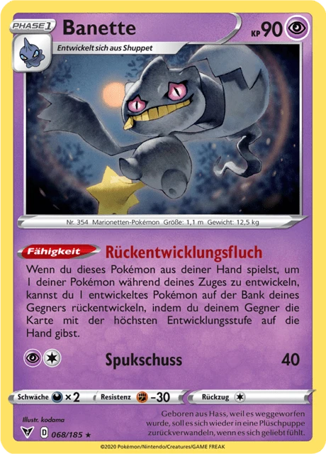 Banette – Reverse Holo