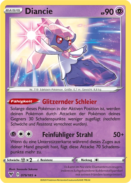 Diancie – Reverse Holo
