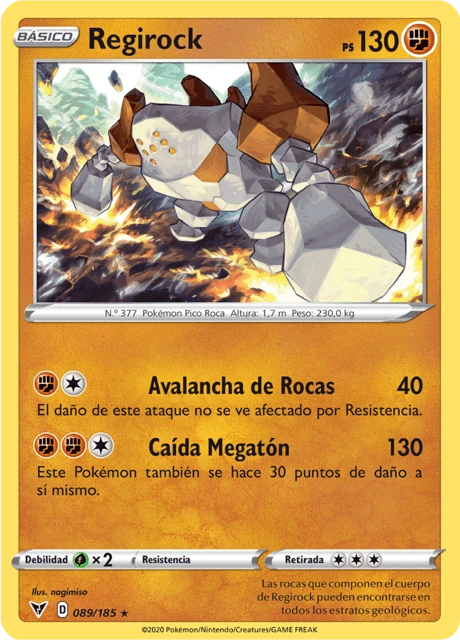 Regirock – Reverse Holo