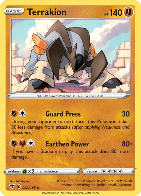 Terrakion – Reverse Holo