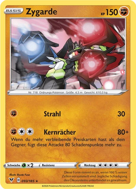Zygarde – Reverse Holo