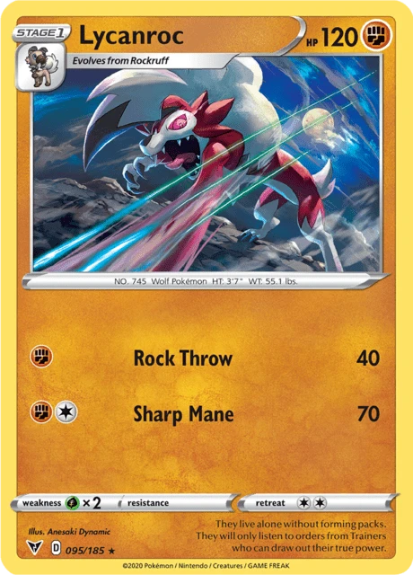 Lycanroc – Reverse Holo