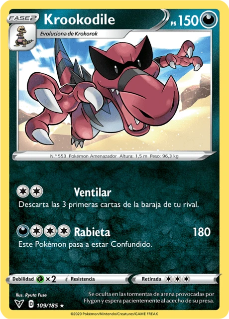 Krookodile – Reverse Holo