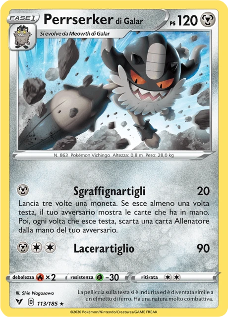 Perrserker di Galar – Reverse Holo
