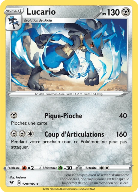 Lucario – Reverse Holo