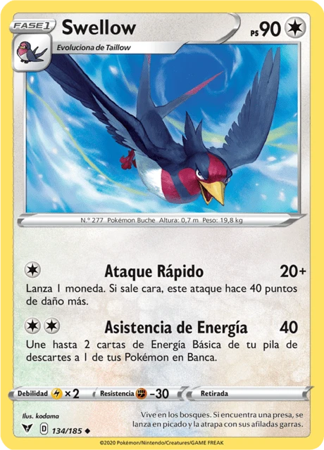 Swellow – Reverse Holo