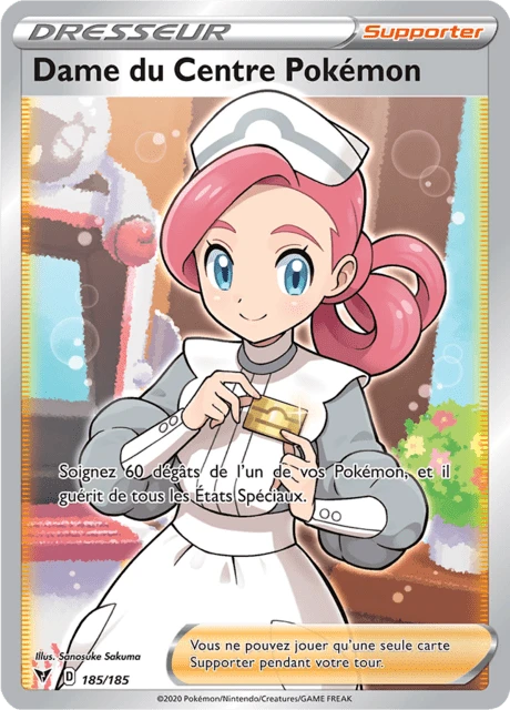 Dame du Centre Pokémon – Holo