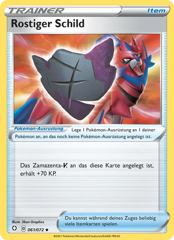Rostiger Schild – Normal