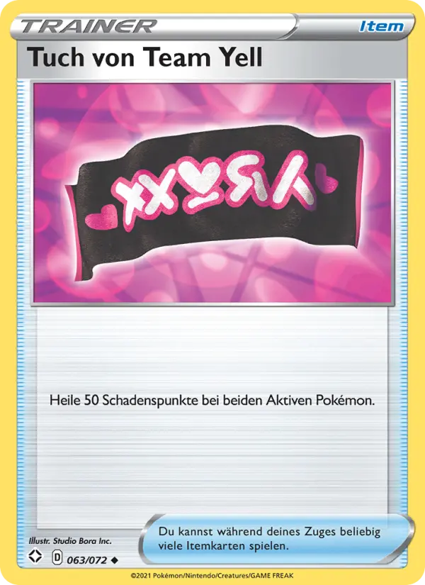 Tuch von Team Yell – Reverse Holo