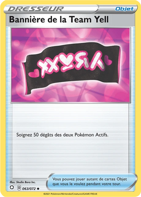Bannière de la Team Yell – Reverse Holo