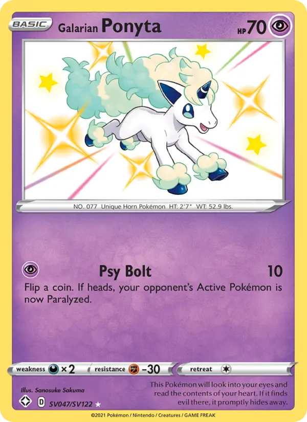 Ponyta di Galar – Holo