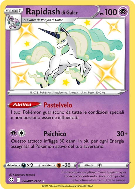 Rapidash di Galar – Holo
