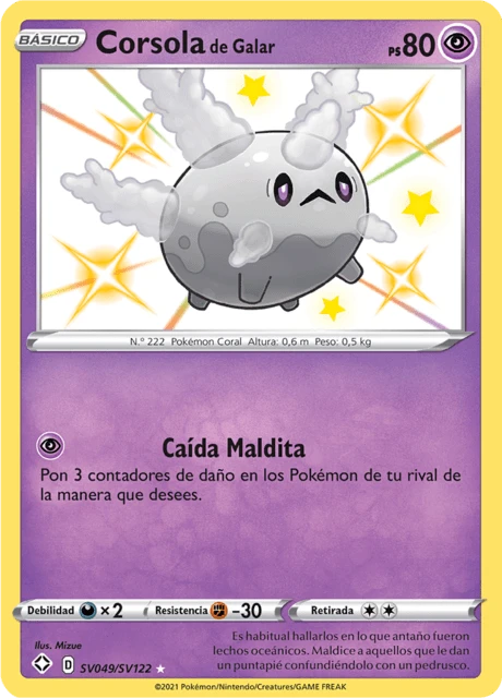 Corsola de Galar – Holo