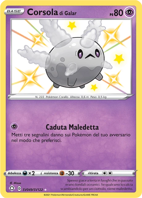 Corsola di Galar – Holo