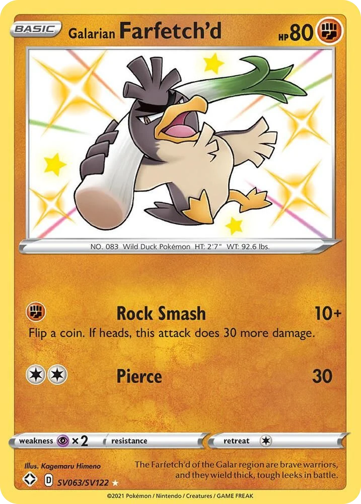 Galarian Farfetch'd – Holo