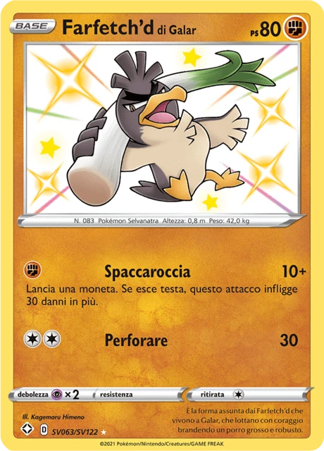 Farfetch'd di Galar – Holo