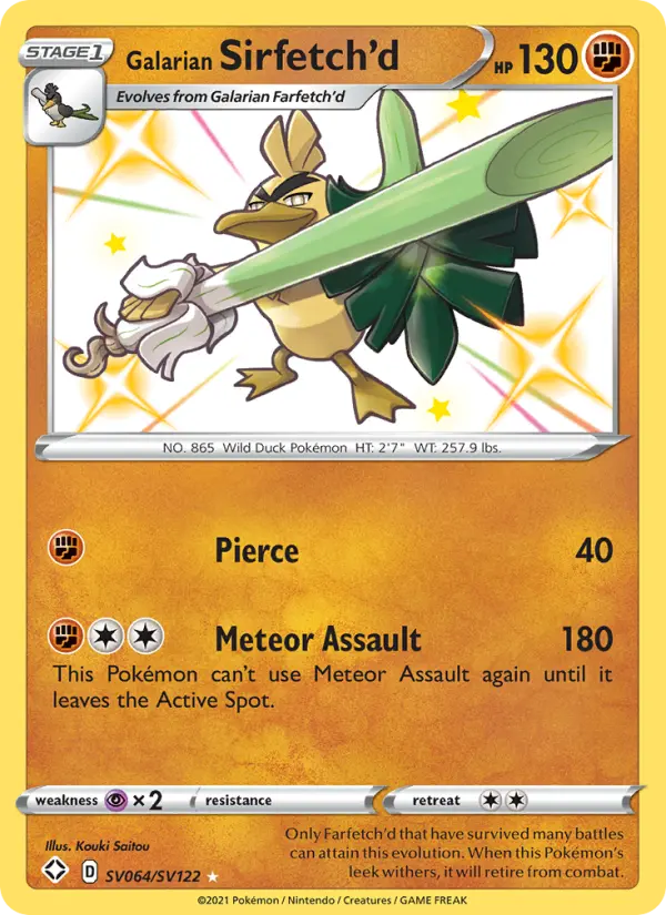 Sirfetch'd di Galar – Holo