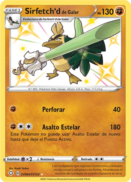 Sirfetch'd de Galar – Holo