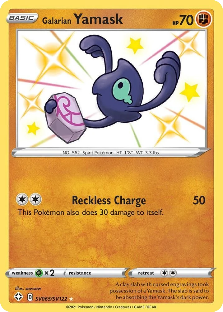 Galarian Yamask – Holo