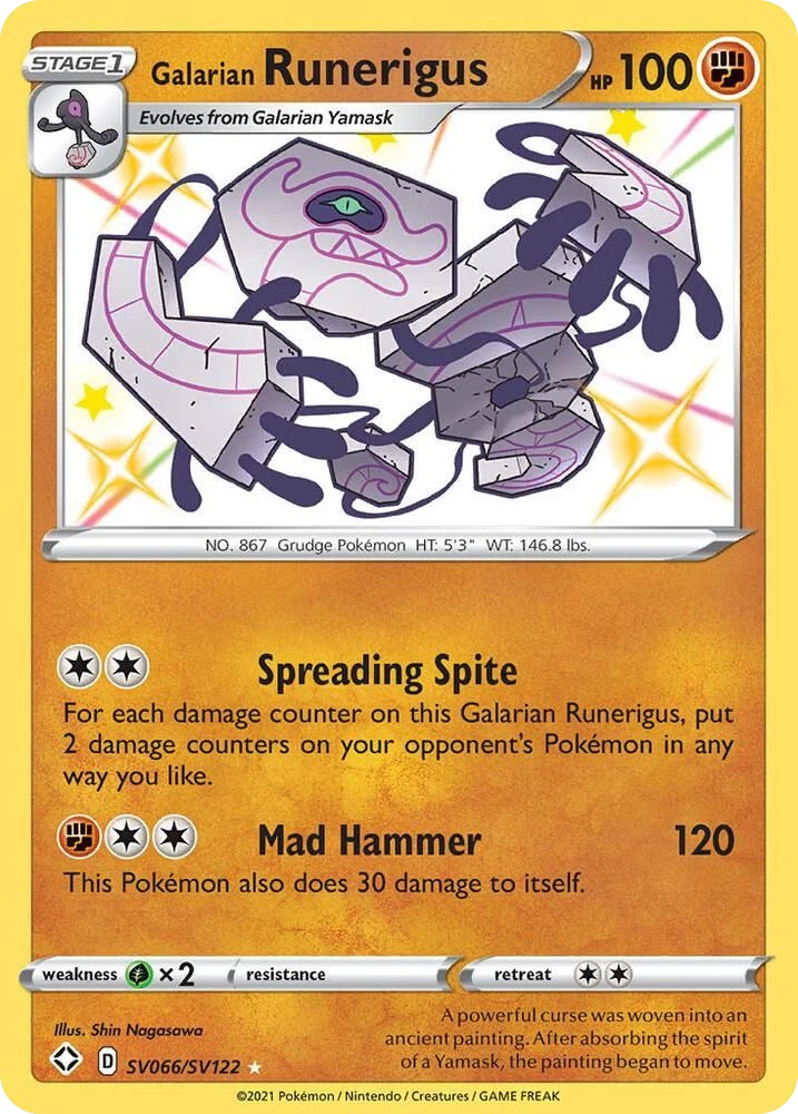 Galarian Runerigus – Holo