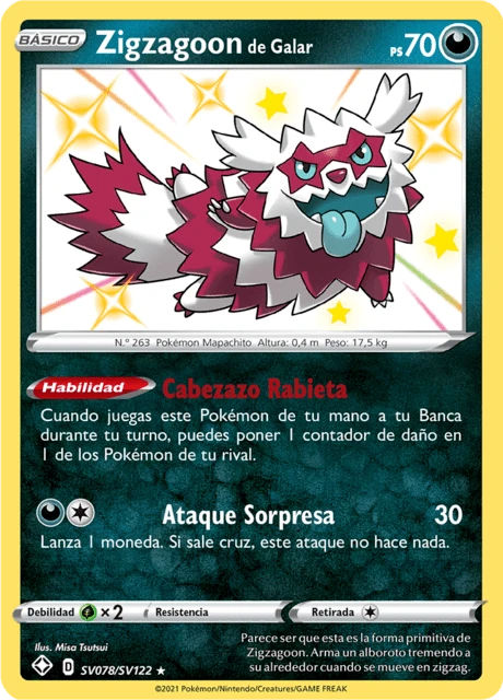 Zigzagoon de Galar – Holo