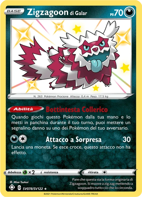 Zigzagoon di Galar – Holo