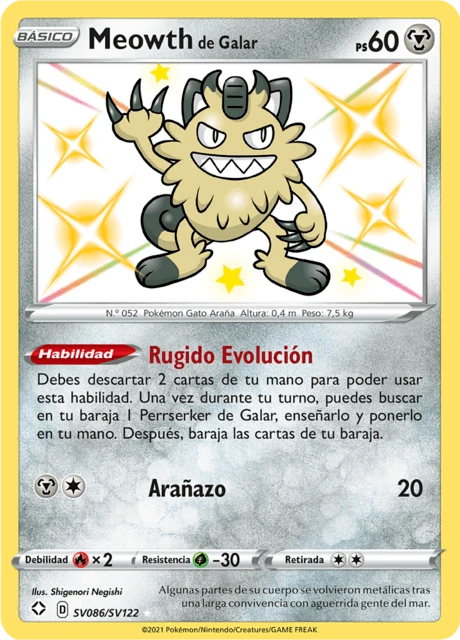 Meowth de Galar – Holo