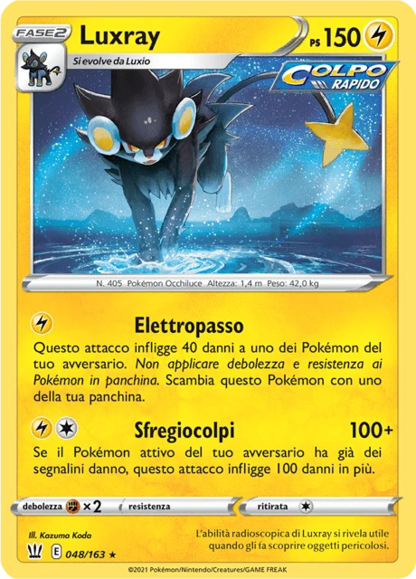 Luxray – Reverse Holo
