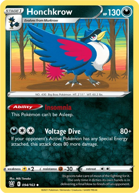 Honchkrow – Reverse Holo