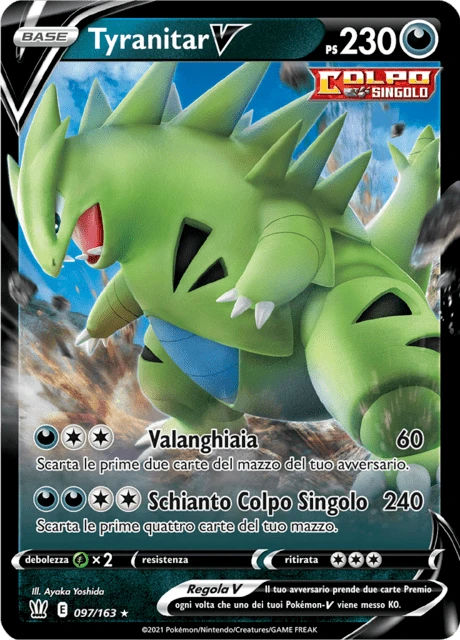 Tyranitar V – Holo