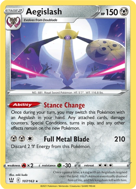 Aegislash – Reverse Holo