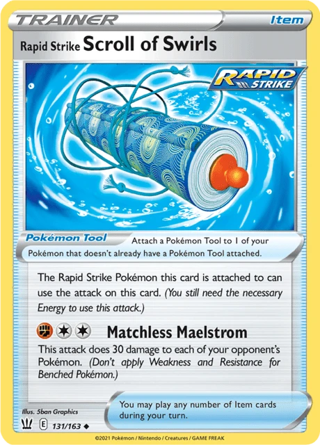 Rapid Strike Scroll of Swirls – Normal
