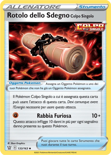 Rotolo dello Sdegno Colpo Singolo – Reverse Holo